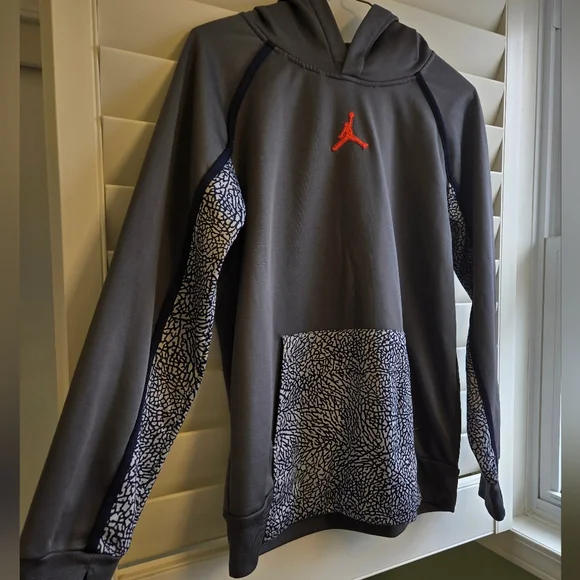 Jordan Gray and Red Hoodie - Picture 2 of 5